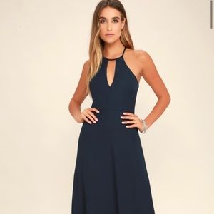 Royal blue lulus dress